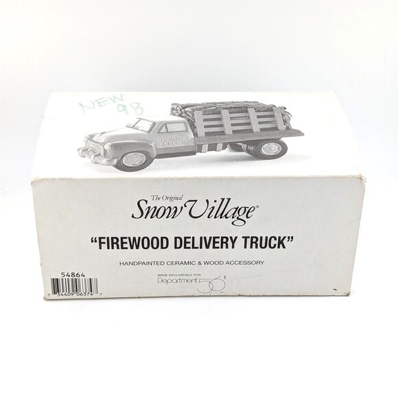 VTG Department 56 Snow Village Firewood Delivery Truck 54864 Retired Accessory - Picture 2 of 10